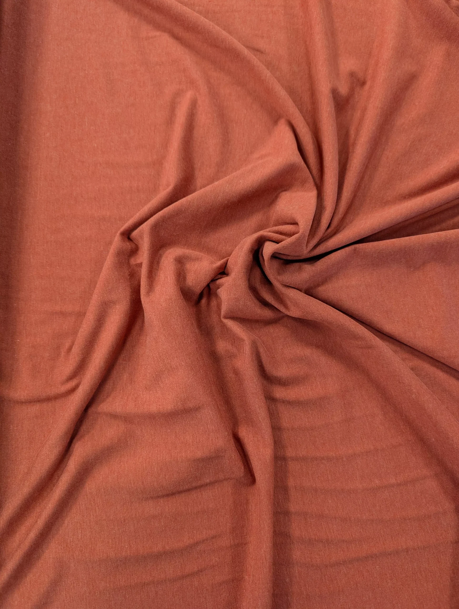 04235-012 Bamboo Cotton Jersey - Rust