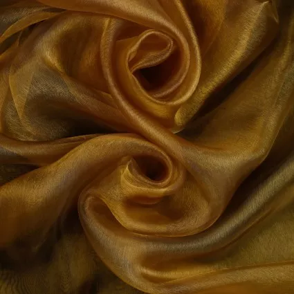 07057-020 Solid - Organza - Gold