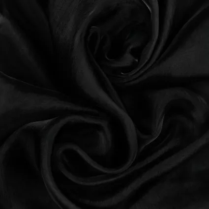 07057-033 Solid - Organza - Black