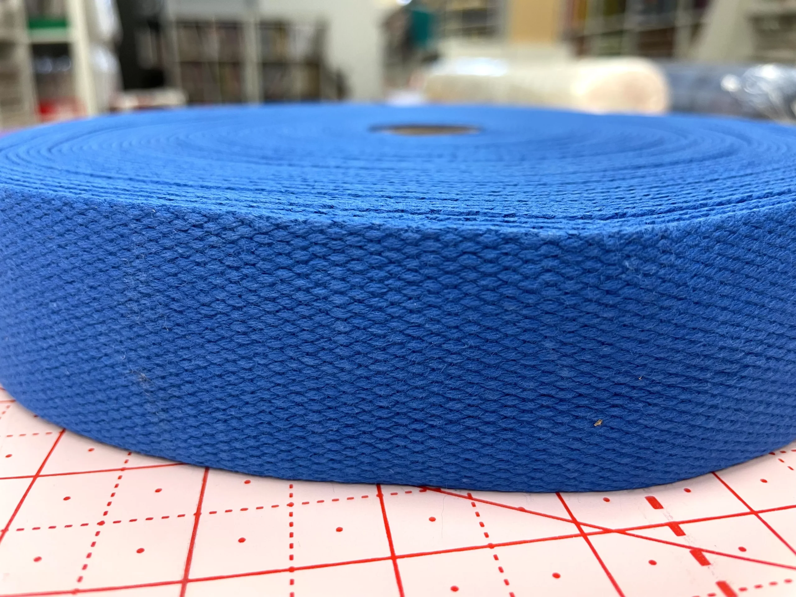 1.5" Cotton Webbing - Royal Blue