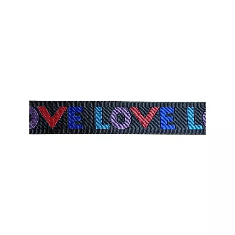 1.5"Love Webbing - Polyester - Black