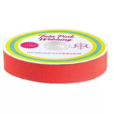 1" Tula Pink Webbing/Lunar Orange