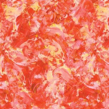 108" Wide Back - Paint Splash - Sunset