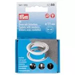 11mm Eyelets with Washers/Silver 20 pcs