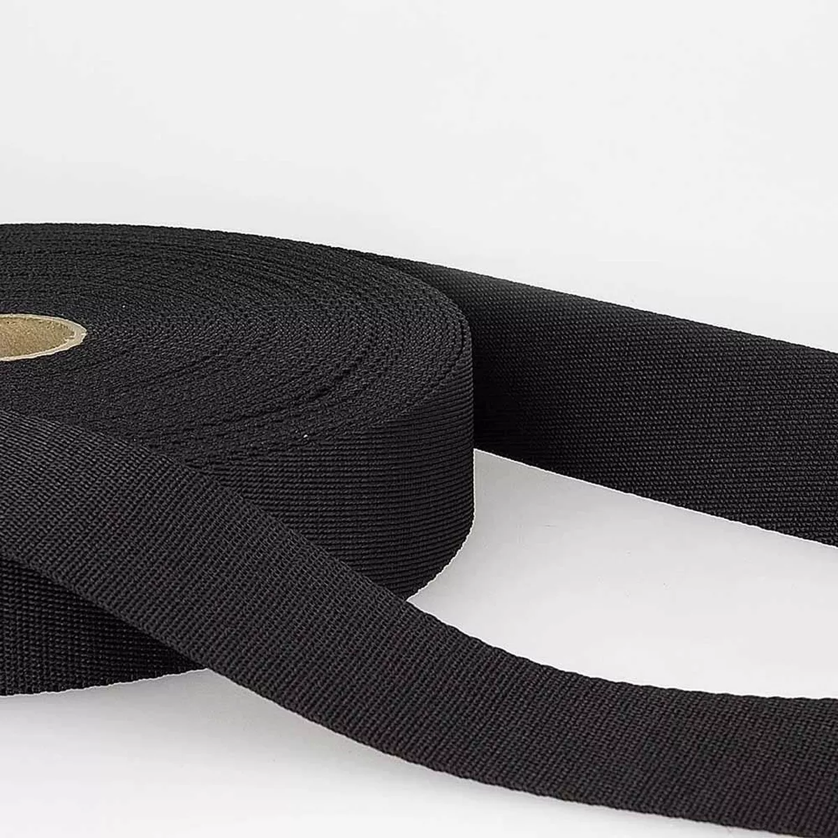 15mm Polyester Webbing in Black