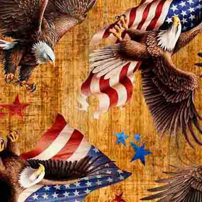 1776 – American Eagle & Flag Toss – Sand – Yardage