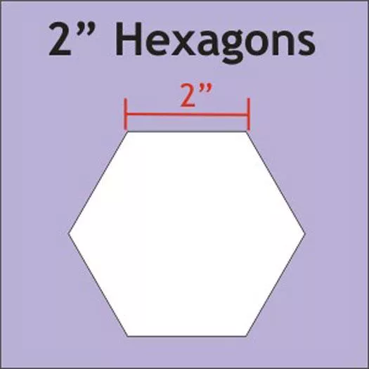 2" Hexagon Paper Piece - 150 pcs