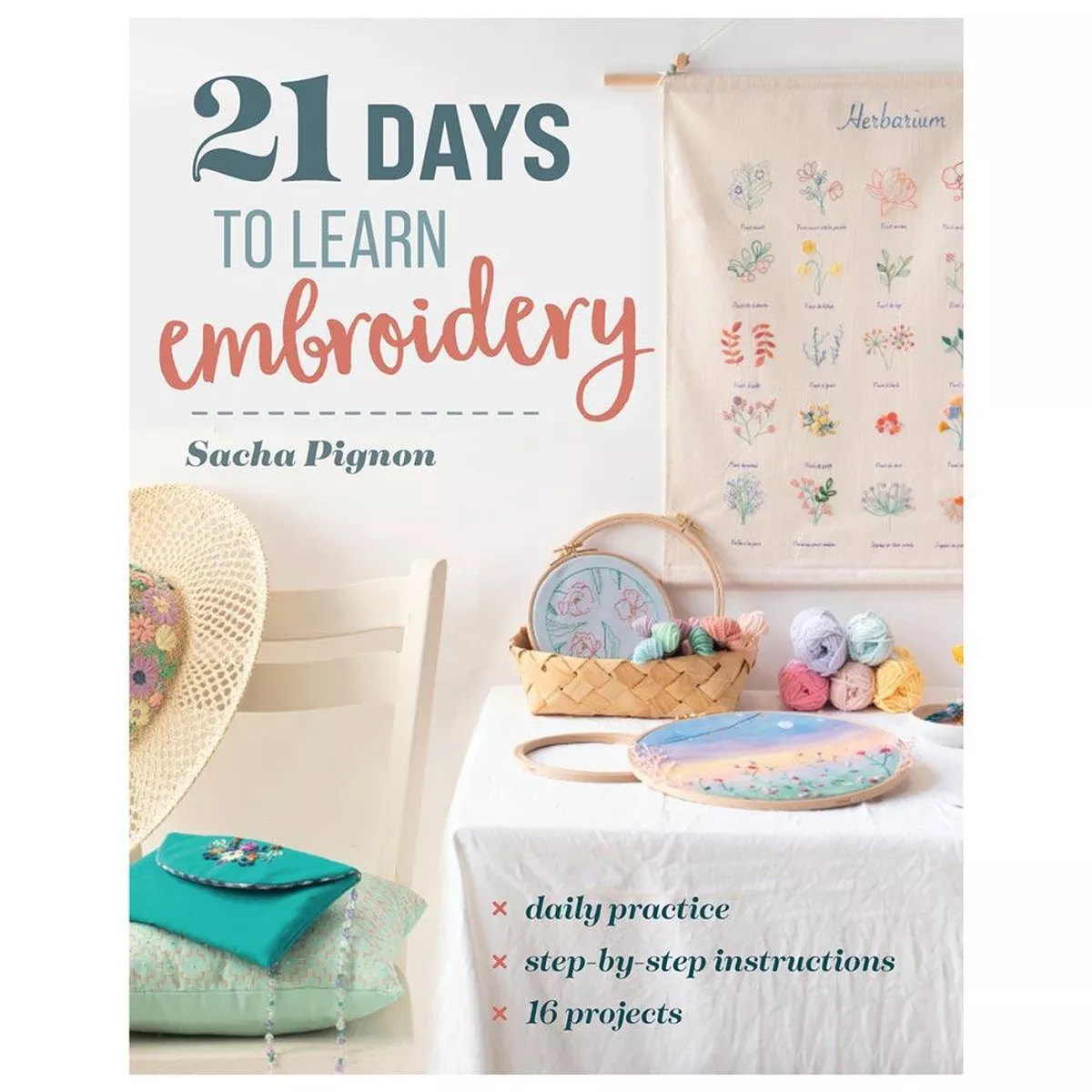 21 Days to Learn Embroidery Book
