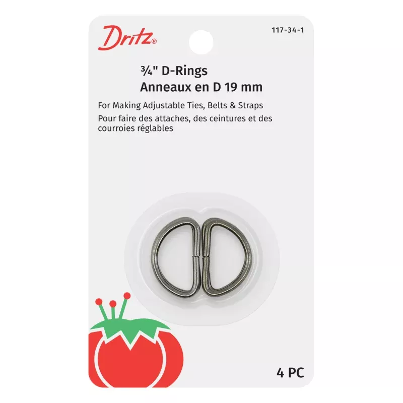 3/4″ D-Rings, 4 pc