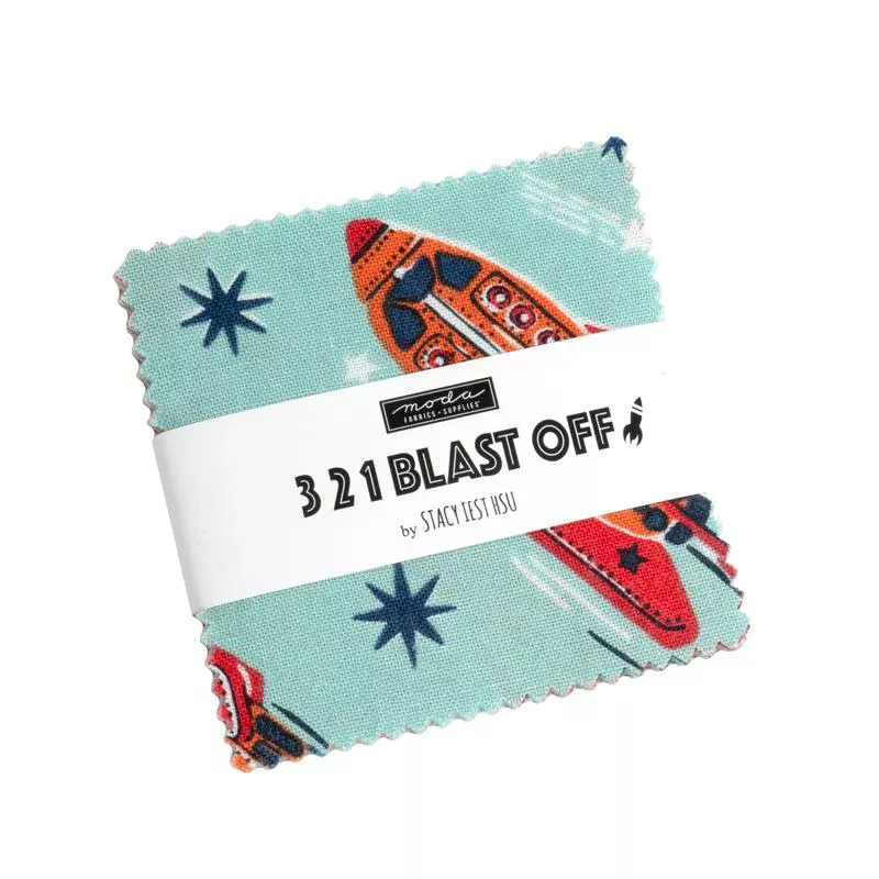 321 Blast Off Mini Charm