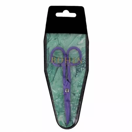 4" Scissors - Flat Blade - Purple - Bohin