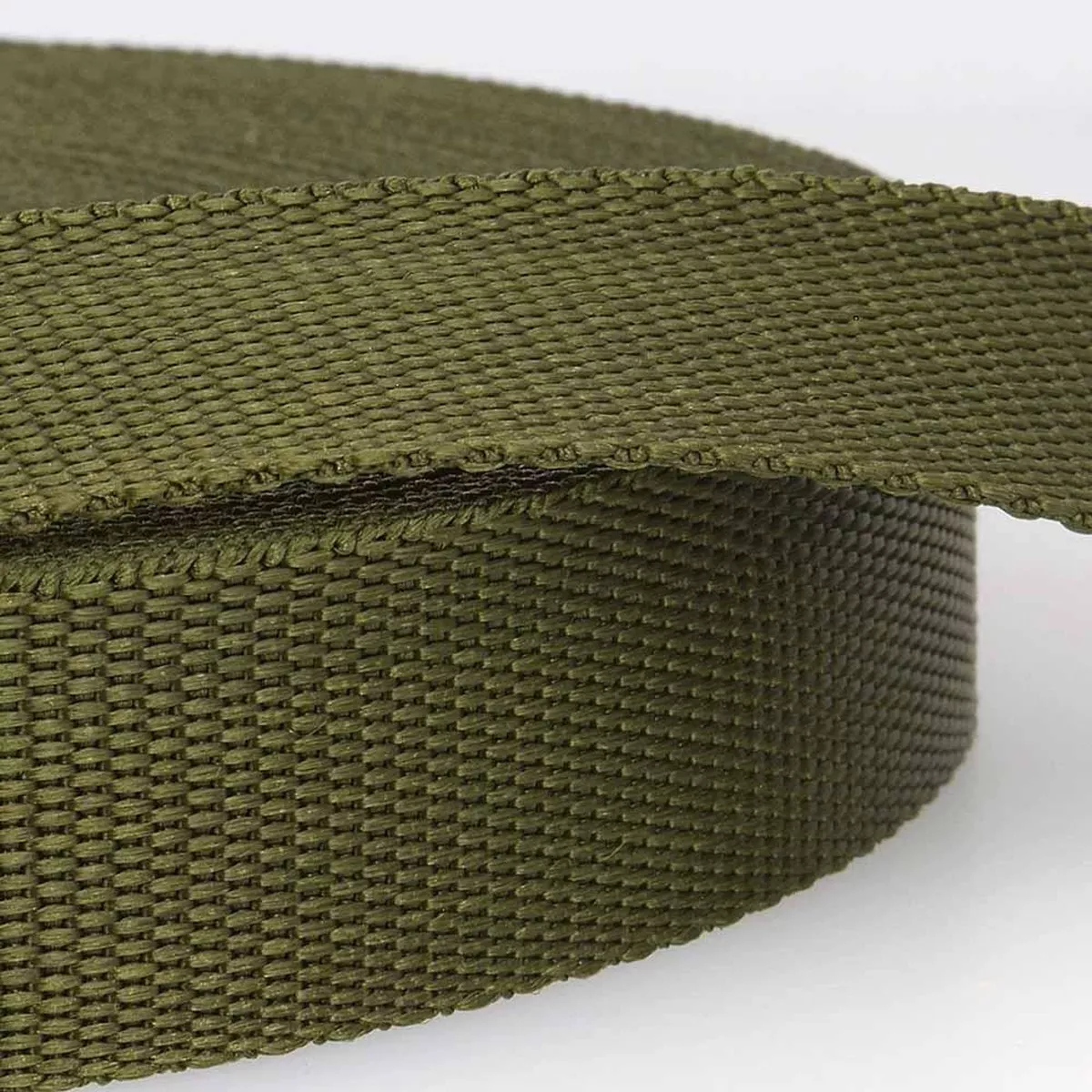 40mm Polypropylene Webbing in Olive