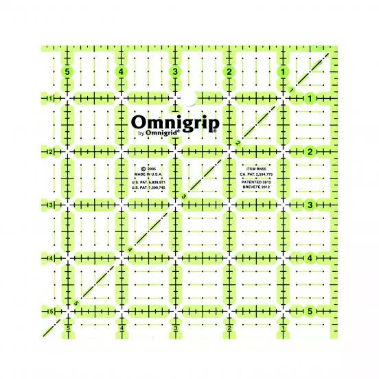 5.5 " Square Ruler - Omnigrip