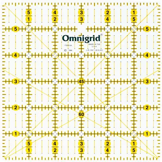 6"Square Omnigrid Ruler