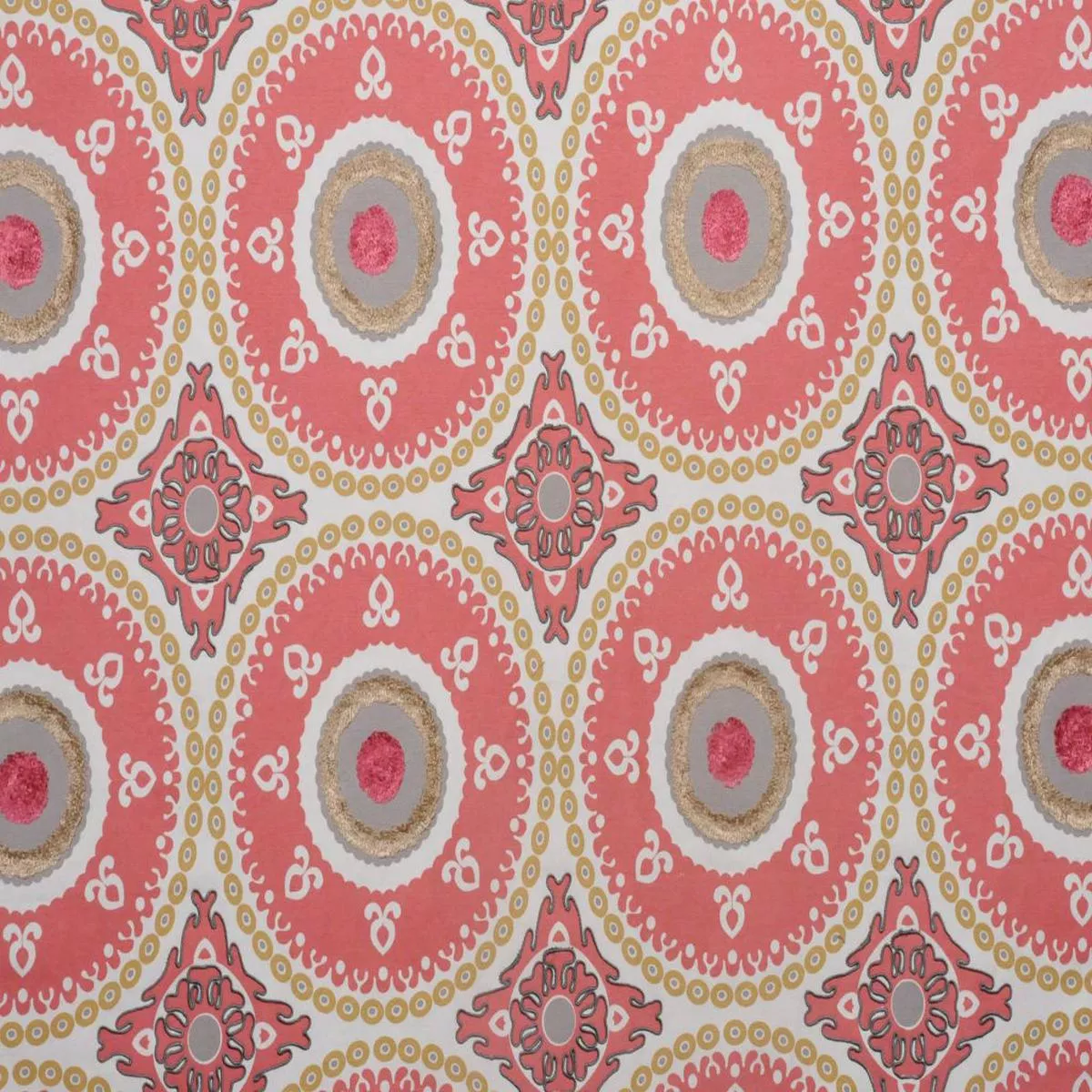 A0487 CORAL RM Coco Fabric