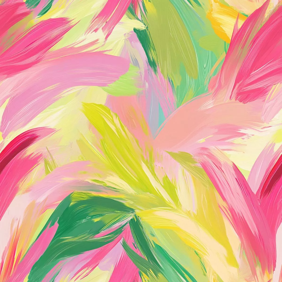 Abstract Spring Blossom Pattern 15 Quilting Cotton Fabric