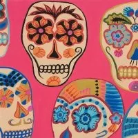 AHF Calaveras Contentas - Tea/Pink