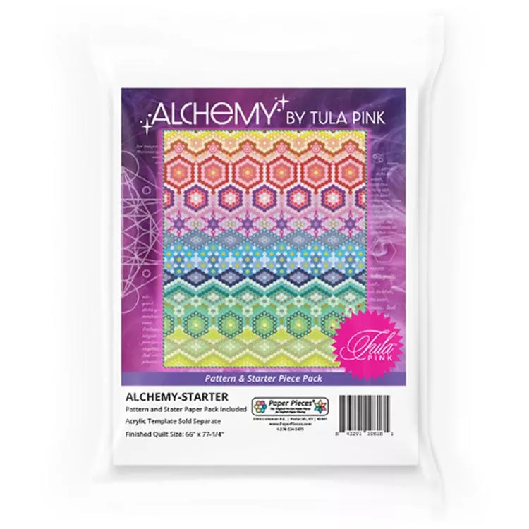 Alchemy Pattern + Starter Paper Piece Pack (Tula Pink)