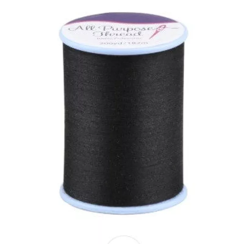 Allary 200 Yard All Purpose Thread-Black