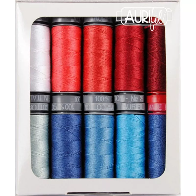 Amanda Murphys Celestial Lights Aurifil Thread collection