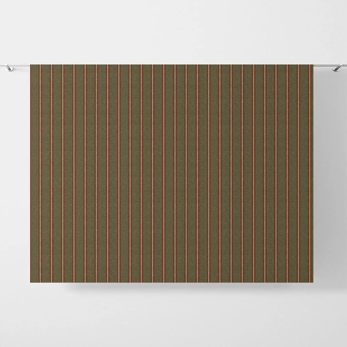 ‘Ambles’ Fabric by the Yard (Green & Red)