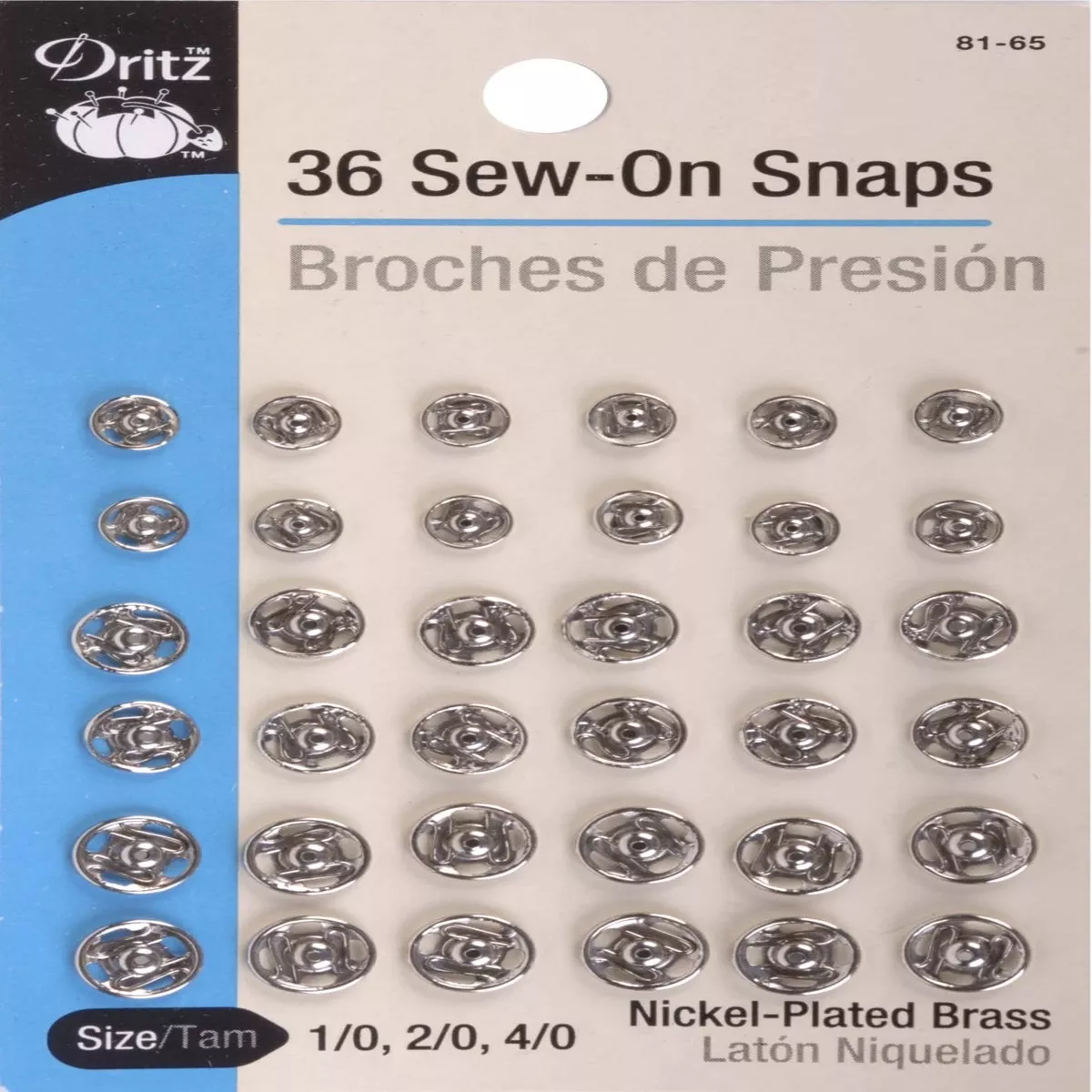 Assorted Sew-On Snaps