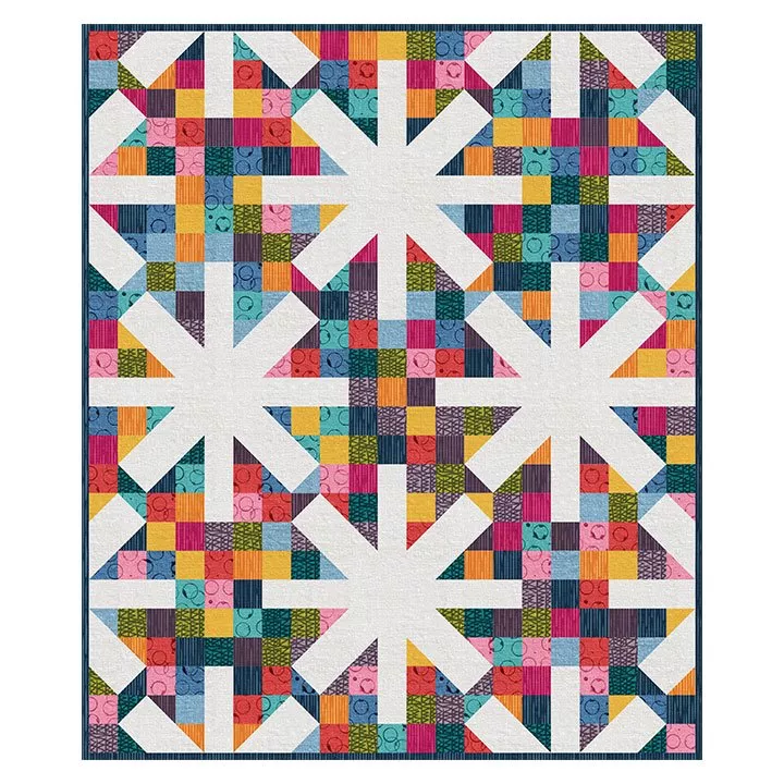 Asterisks Workshop Quilt Kit 63"x 75"