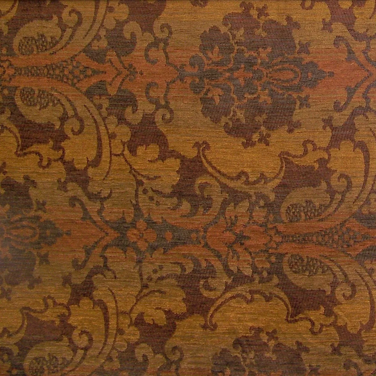 Audition Cork Damask Chenille Upholstery Fabric