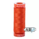 Aurifil 50wt cotton (mini-spool) 200m/Neon Orange