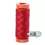 Aurifil 50wt cotton (mini-spool) 200m/Paprika