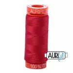 Aurifil 50wt cotton (mini-spool) 200m/Red