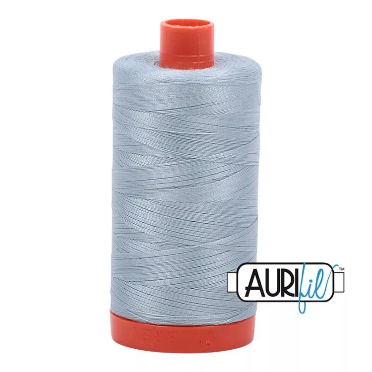 Aurifil 50wt Large Spool - Bright Grey Blue
