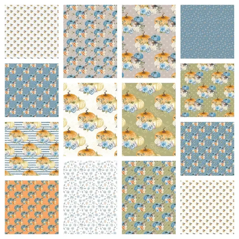 Autumn Birds Fat Eighth Bundle – 14 Pieces