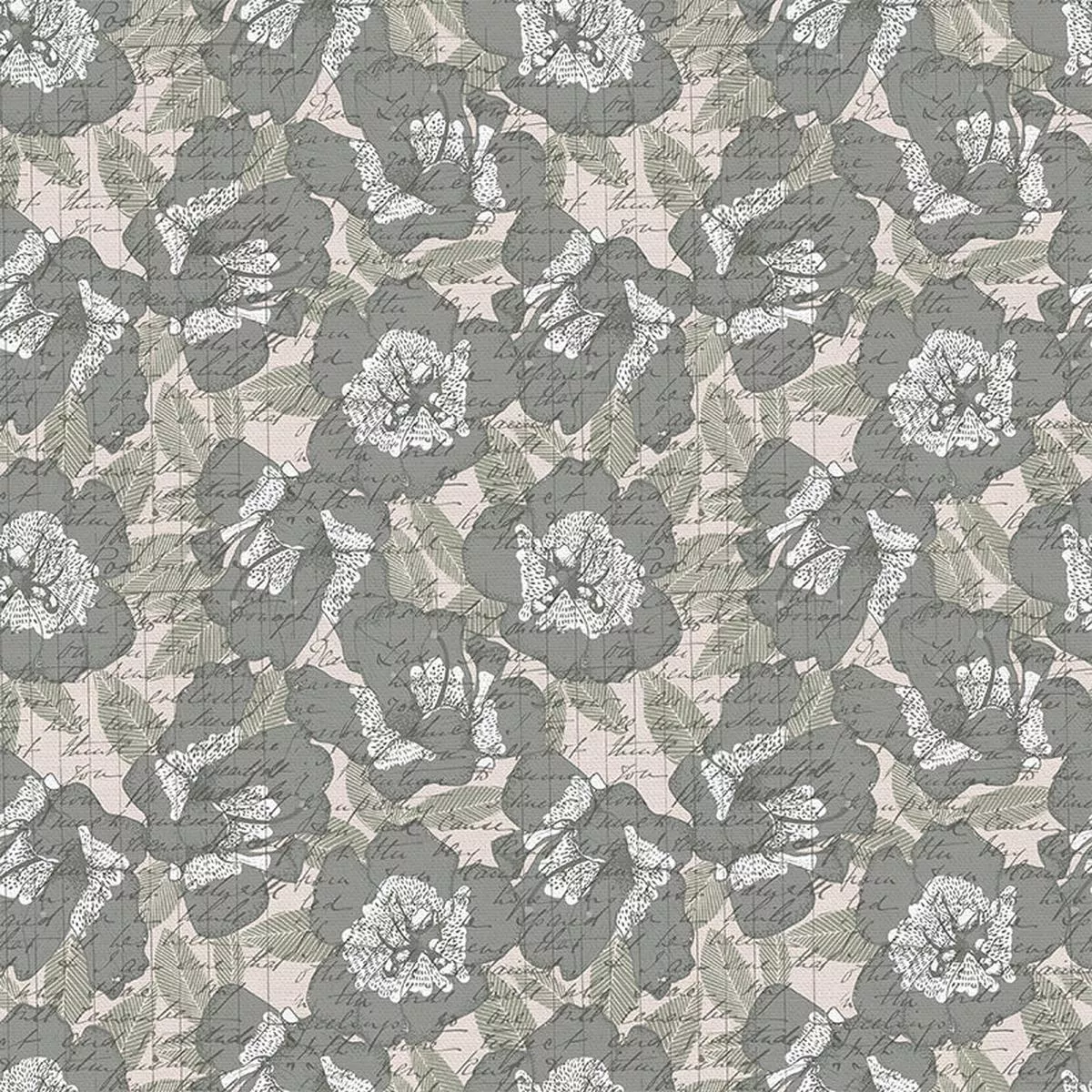 Azaleas – Green – Rayon