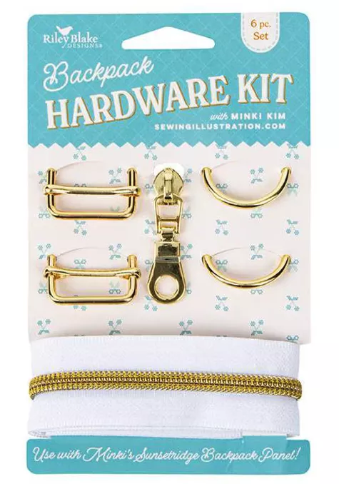 Backpack Hardware Kit - Gold - Minki Kim