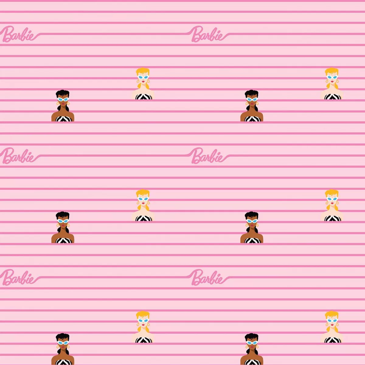 Barbie World – Barbie Stripe – Pink