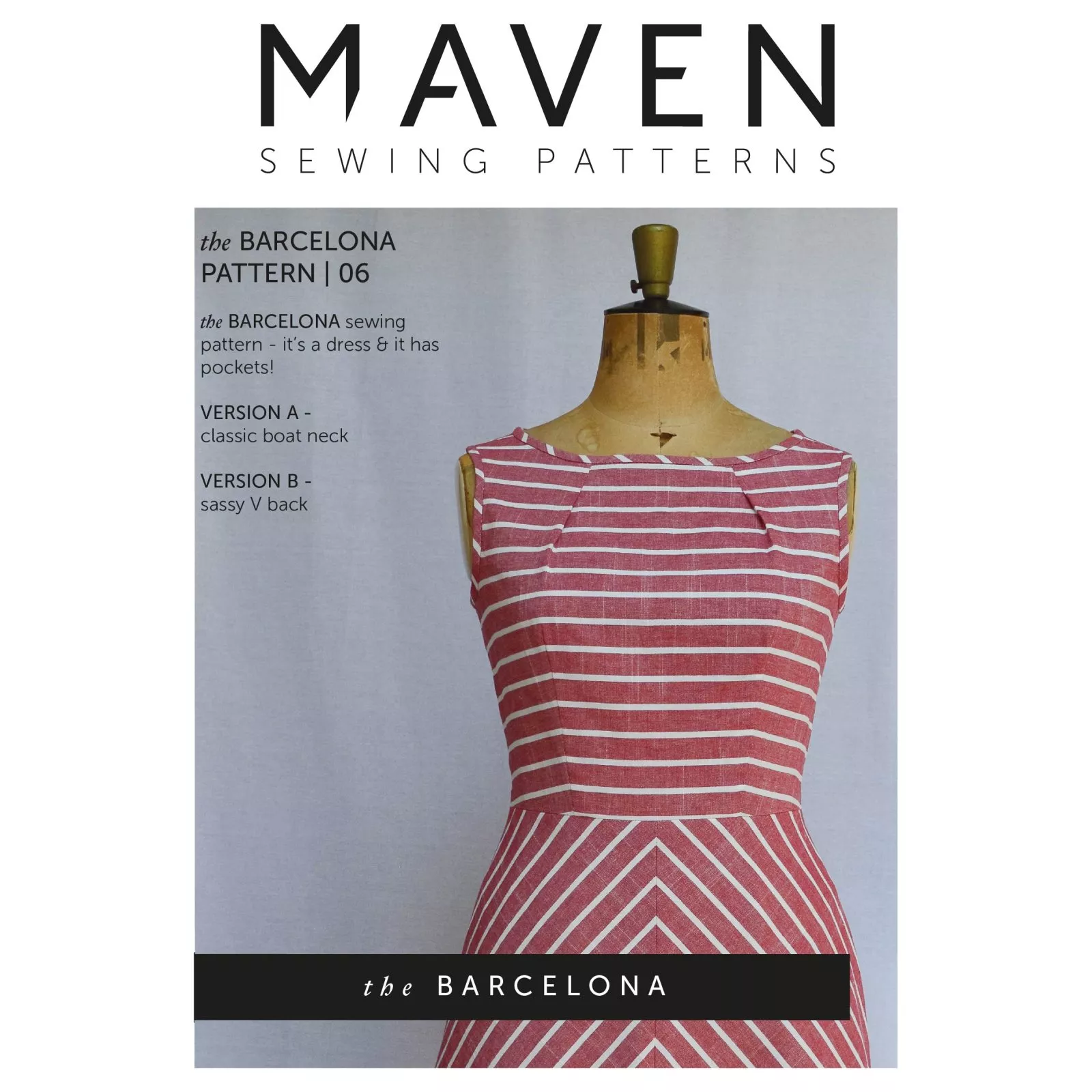 The Barcelona Dress (Maven Patterns)