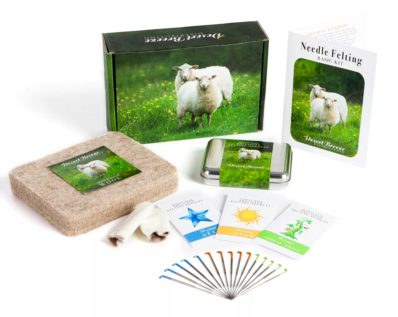 Basic Tools Needle Felting Kit (Desert Breeze)