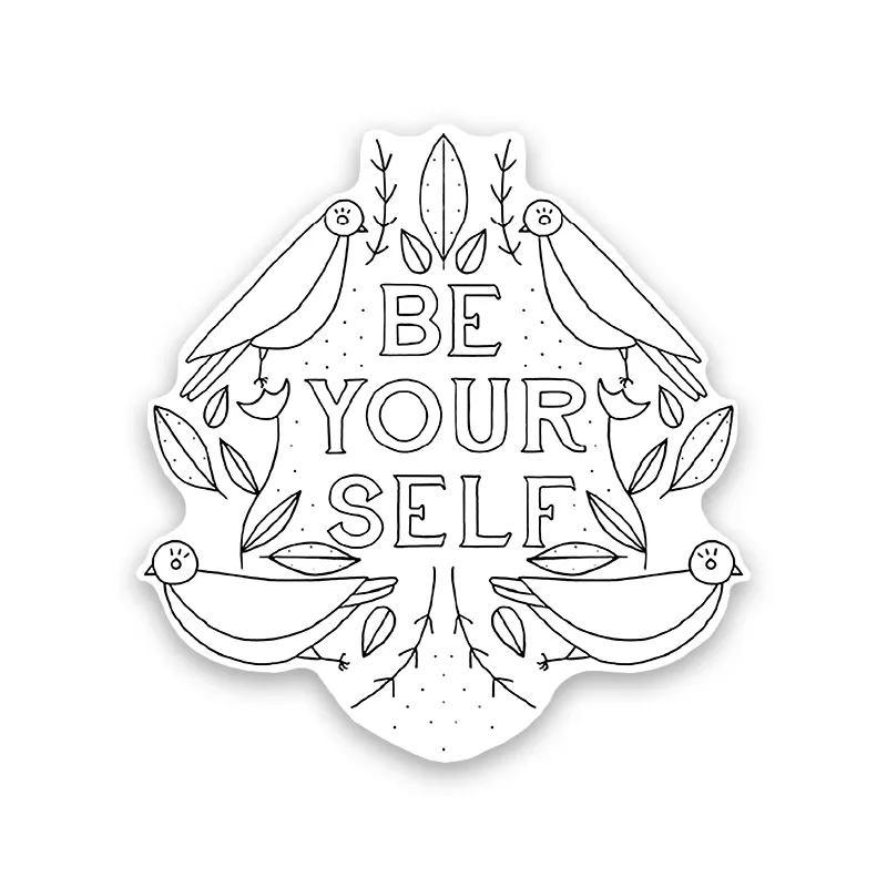 Be Yourself Sticker (Gingiber)