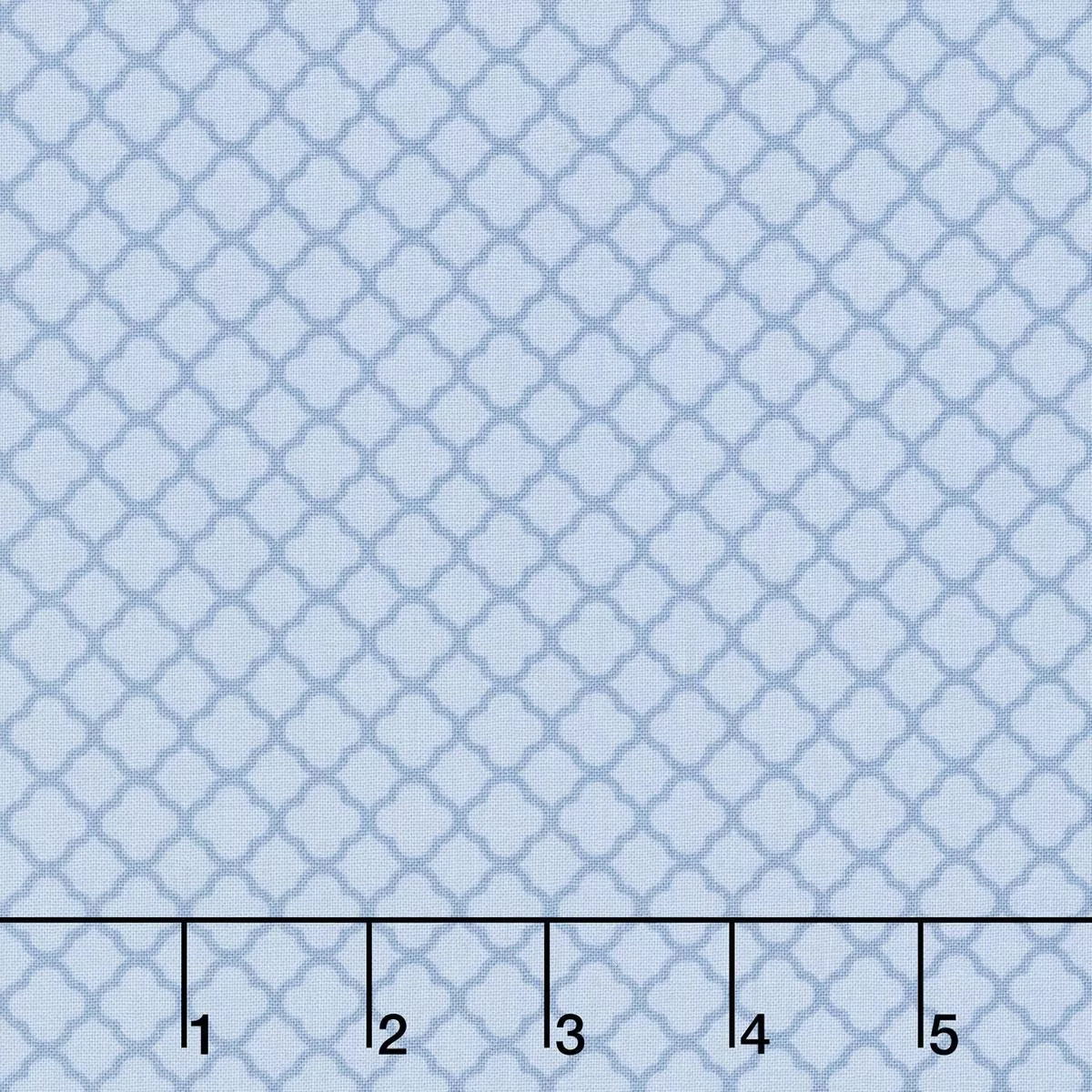 Beautiful Bowquets – Lattice Blue Yardage