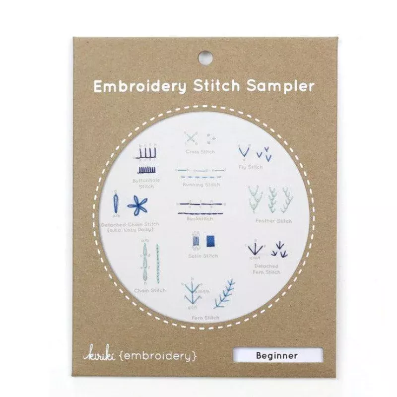 Beginner Embroidery Stitch Sampler