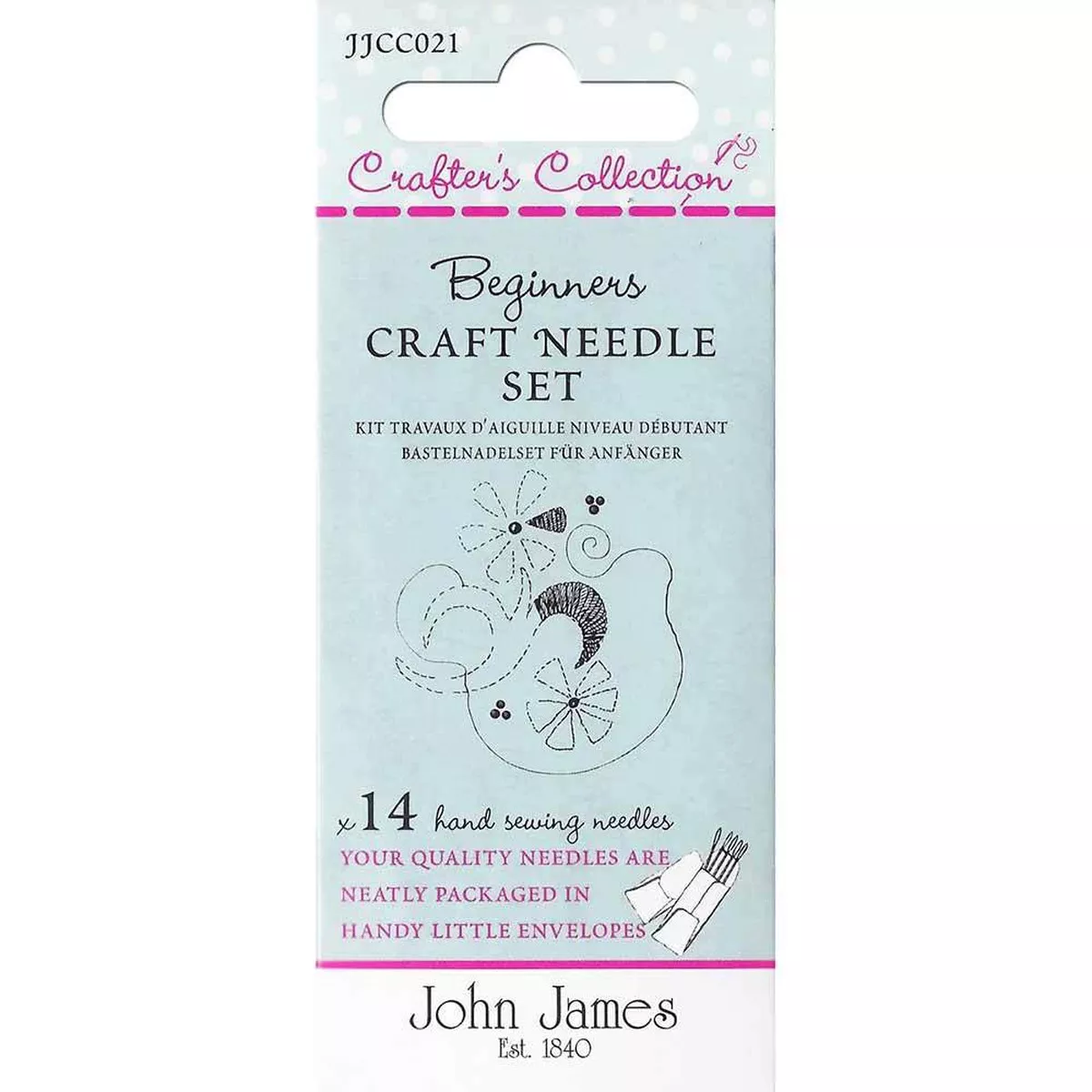 Beginners Craft Needle Set Assortment – 14 Needles