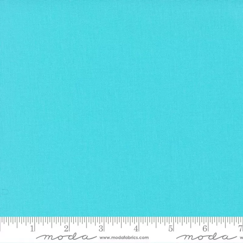 Bella Solid Robins Egg Moda Cotton Fabric MD 9900 85