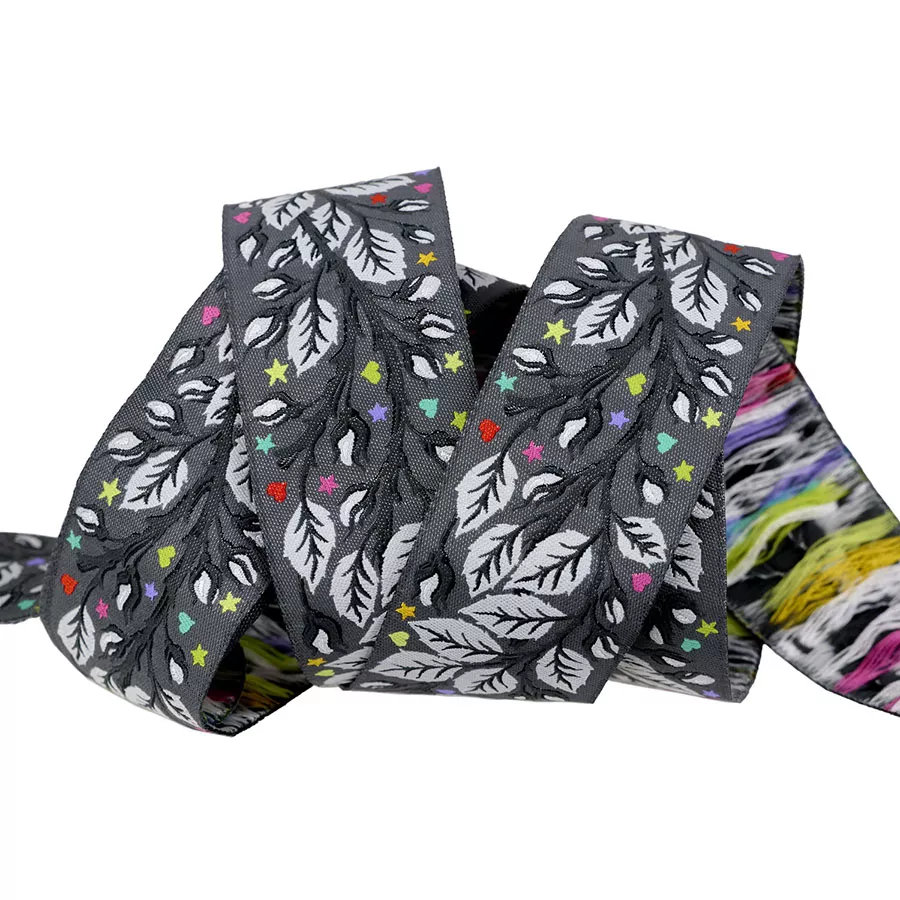 Birthmark - 1.5" Wide - Shadow - Graywork - Tula Pink