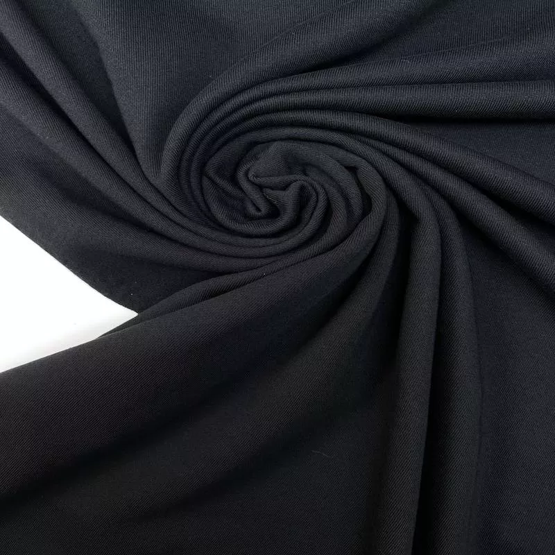 Black Cotton French Terry