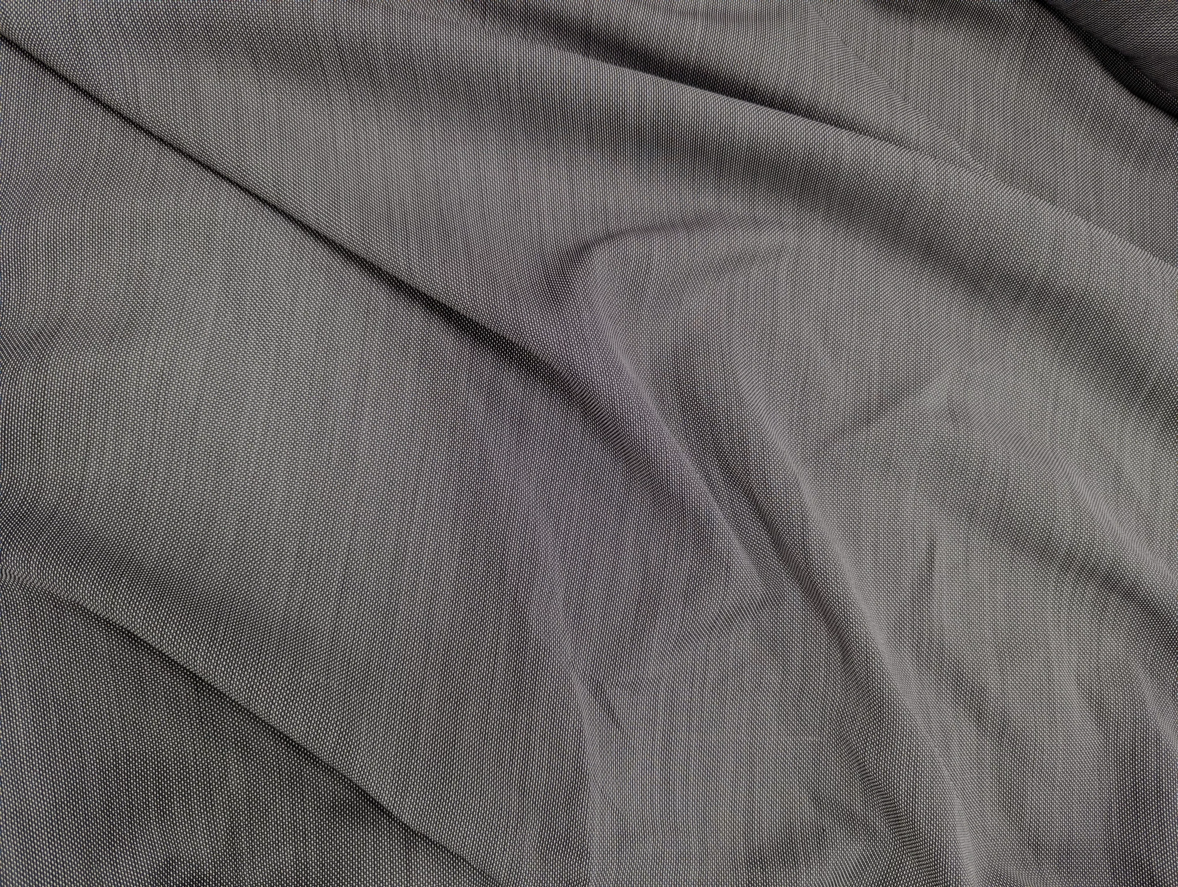 Black & White Stripe - Wool - Black - Deadstock