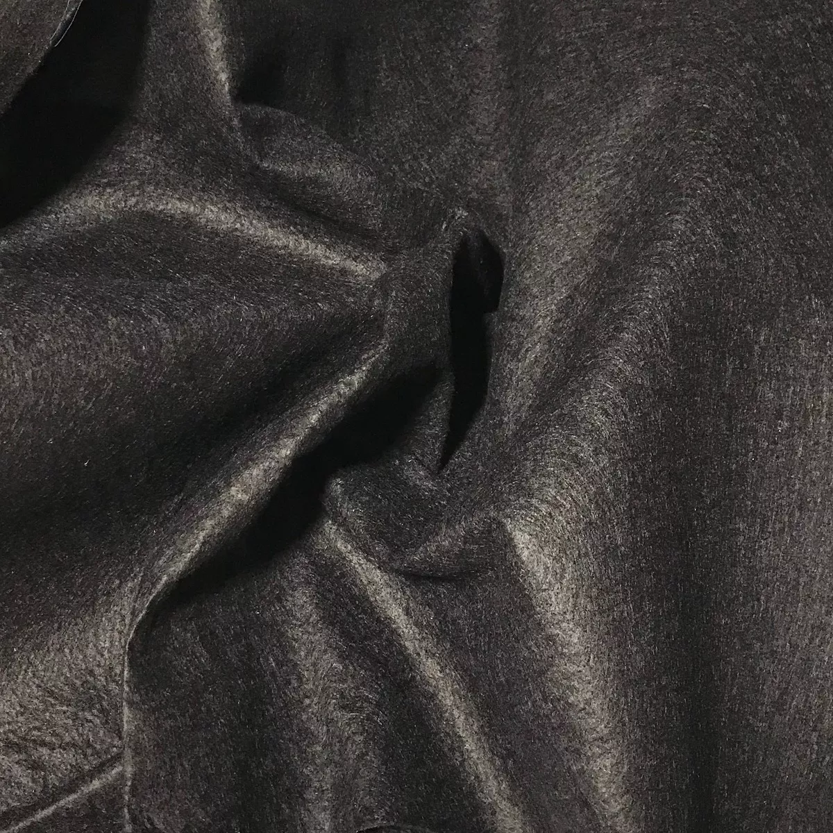 Black – Wool /Rayon Blend Felt Fabric