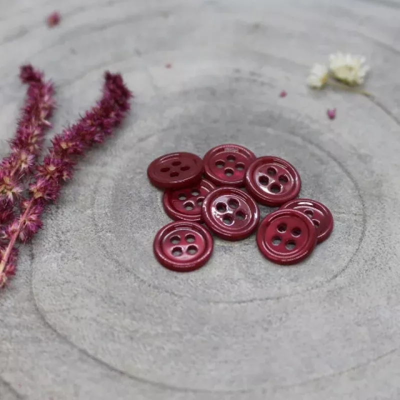 Bliss Buttons in Amarante | 11mm