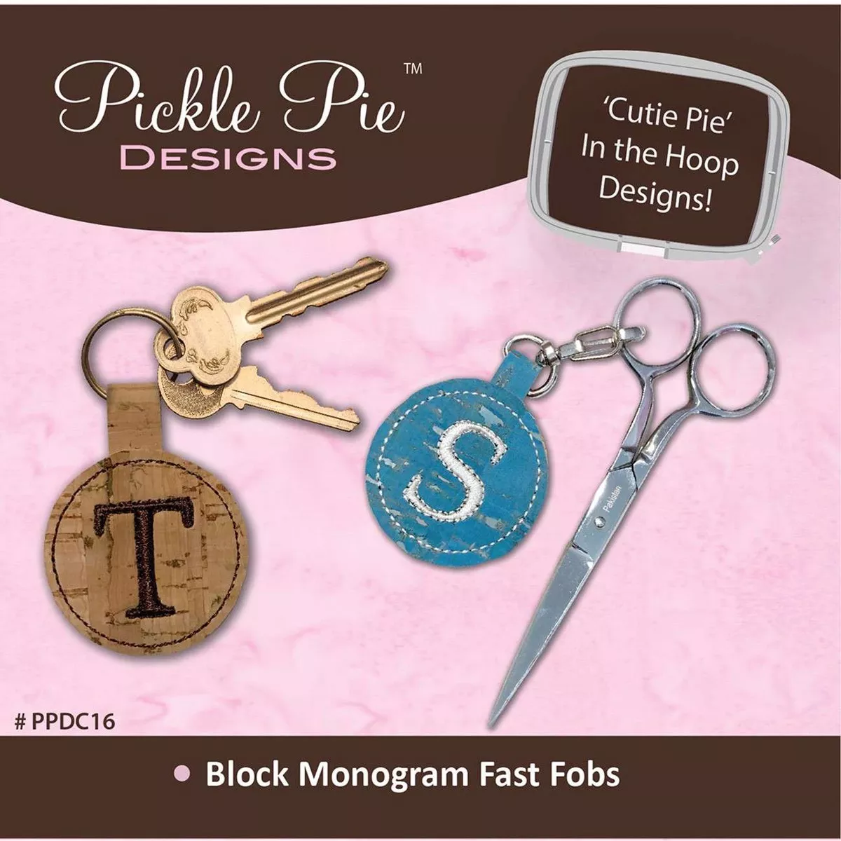 Block Monogram Fast Fobs Cd – Pattern Only