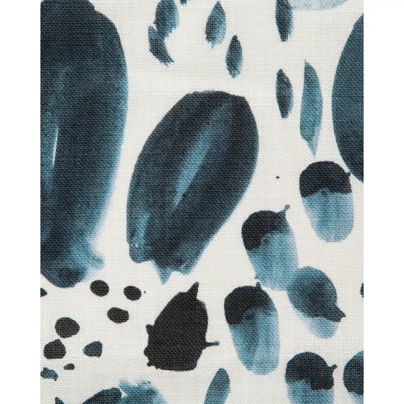 Blooms Fabric in Navy